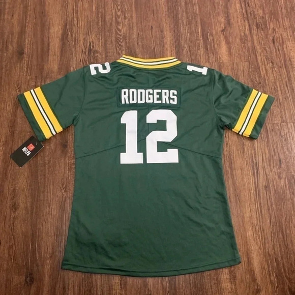 NWT Aaron Rodgers NFL Green Bay Packers Jersey Youth Kids M 10-12 - Picture 2 of 9